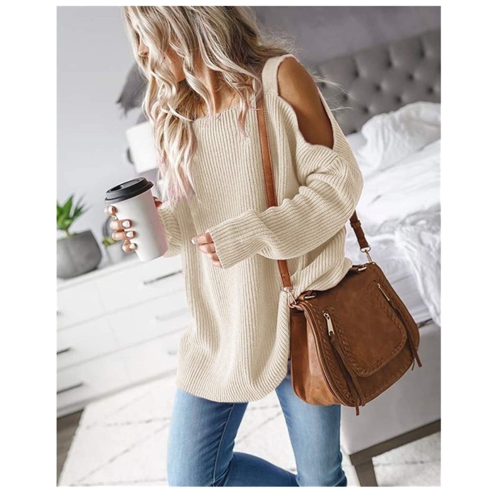 Cream Amazon Sweater - Size M